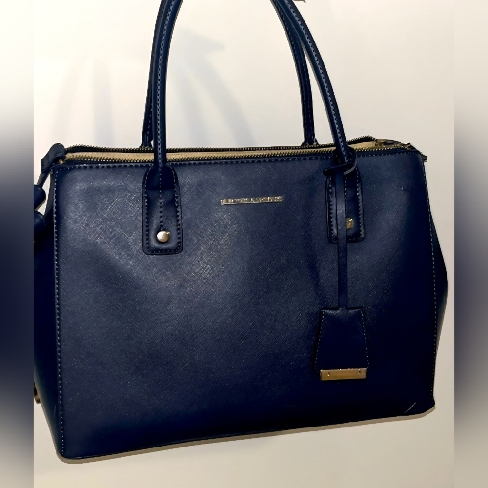 New York and company navy blue large tote